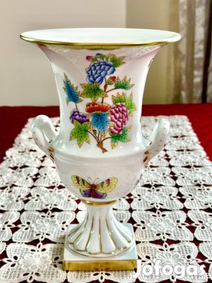 Herendi Viktória mintás serleg váza