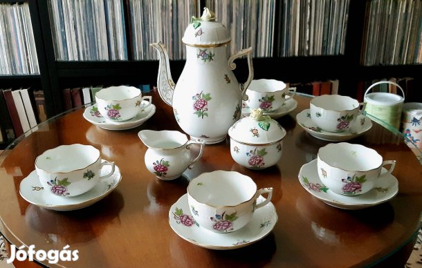 Herendi, Eton mintás, teás készlet, 6 személyes, hibátlan állapotban!