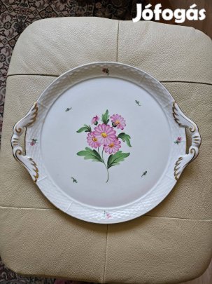 Herendi map mintás kínáló v torta tartó v süteményes tál tálca