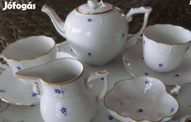 Herendi porcelán 2 személyes kávés teás készlet Új gyönyörű