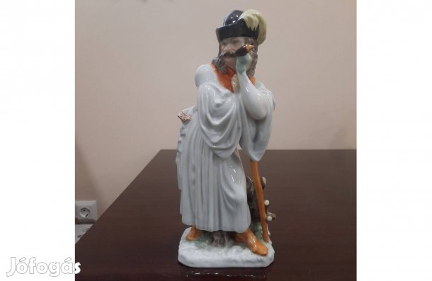 Herendi porcelán Búsuló Juhász, Betyár figura eladó!