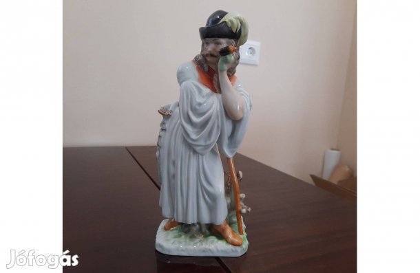 Herendi porcelán Búsuló Juhász, betyár, paraszt figura eladó!