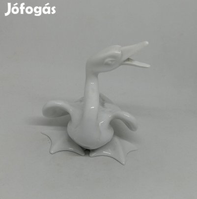 Herendi porcelán Fehér hattyú!