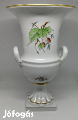 Herendi porcelán Hecsedli mintás, Talpas Váza!