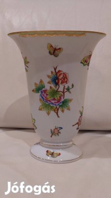 Herendi porcelán Viktória mintás váza 23 cm