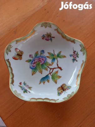 Herendi porcelán Viktória nagyobb kínáló 16cm
