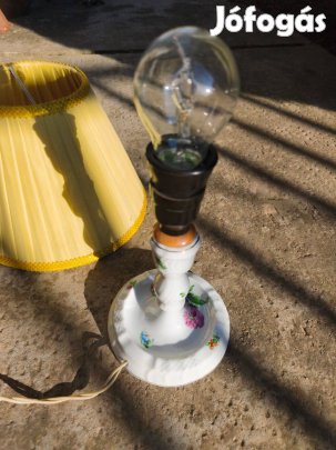 Herendi porcelán asztali lámpa