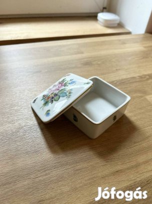 Herendi porcelán fedeles bonbonier / ékszertartó