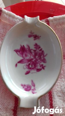 Herendi porcelán pink tulipán hamutál 10cm