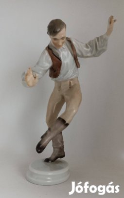 Herendi porcelán táncoló legény "Ritka"!