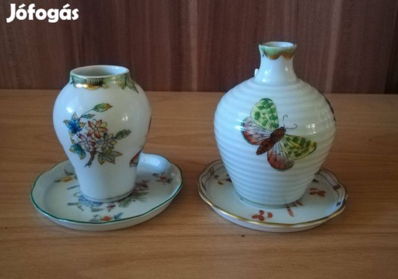 Herendi porcelánok, vitrindíszek 4 darab!