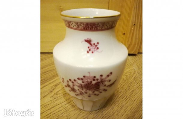 Herendi pur-pur Waldstein mintás porcelán barokk váza eladó!