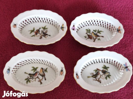 Herendi rothschild mintás kosárkák