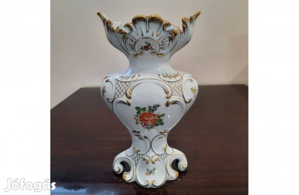 Herendi rózsa mintás PBR porcelán barokk váza eladó!