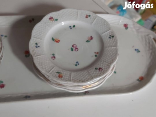 Herendi süteményes készlet, 12 db, 1941-es