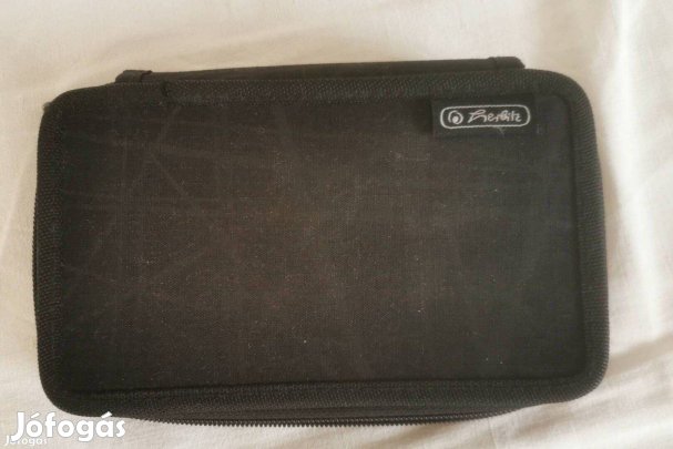 Herlitz tolltartók, fekete és pink, újszerűek