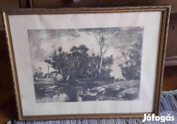 Herman Lipót rézkarc