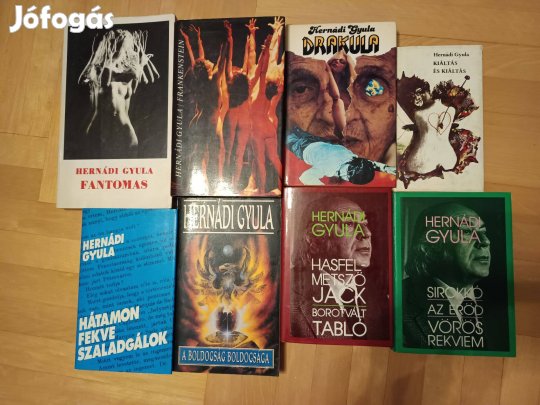Hernádi Gyula könyvcsomag / 8 db könyv