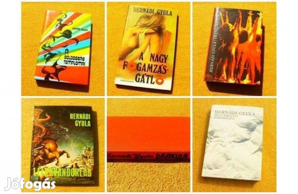 Hernádi Gyula könyvek - 6 kötet