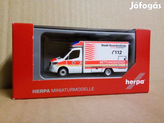 Herpa 096591 Mercedes-Benz Sprinter "Brandenburgi Mentőszolgálat"