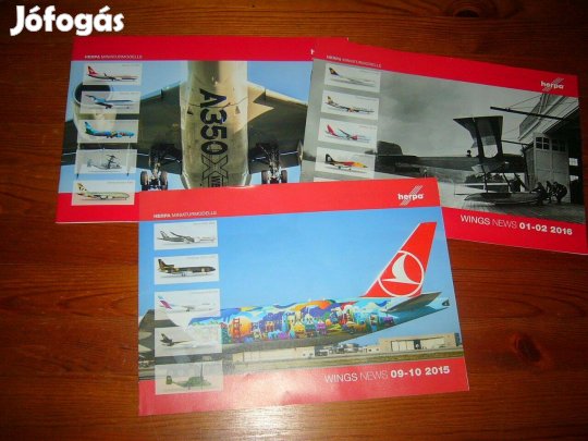 Herpa repölőgép modell katalógus 3 db