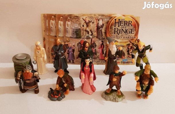 Herr der Ringe 1./ Gyűrűk ura 1. komplett sor cetli nélkül