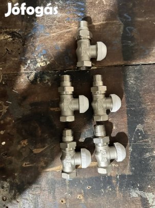 Herz 1/2" KM egyenes kézi termofejes radiátorszelep