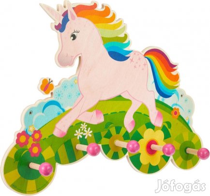 Hess fa akasztó szekrényre-unikornis, OUTLET termék