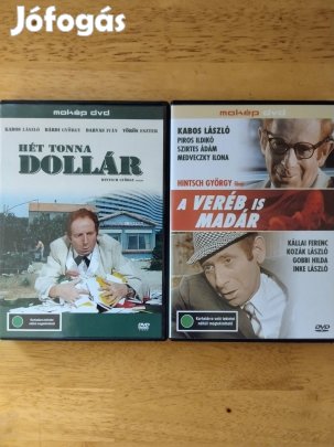 Hét tonna dollár + A veréb is madár újszerű dvd Kabos László 