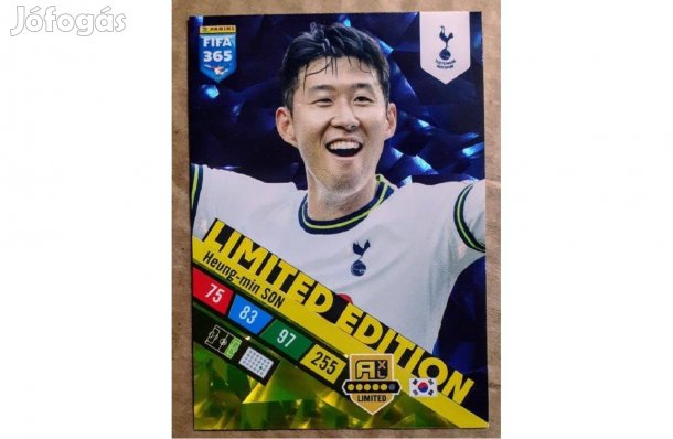 Heung-min Son Tottenham Hotspur Limited focis kártya Panini FIFA 2023