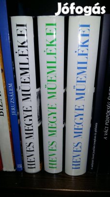 Heves Megye Műemlékei 1-3. Nagyon szép állapotban, tiszta oldalak