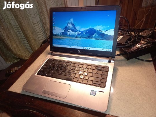 Hewlett Packard Core i5 kamerás notebook, jó akku, WIN 11, 4 GB, 128