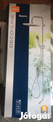 Hiányos Bassia Deco Line króm zuhanyrendszer
