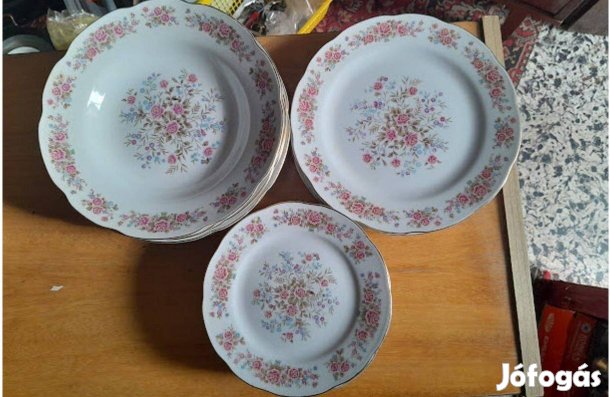 Hiányos tányérkészlet, külön is eladó 500 ft/db