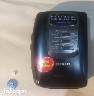 Hibás! Javitásra! Aiwa rádiós walkman!