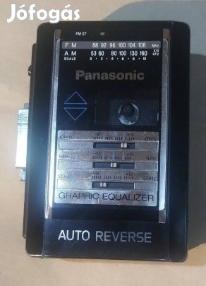 Hibás! Javitásra! Panasonic oda-vissza játszó rádiós walkman!