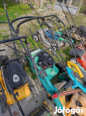 Hibás, rossz állapotú fűnyírók,fűkaszák eladók
