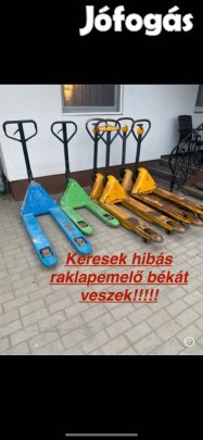 Hibás raklapemelő beka elado