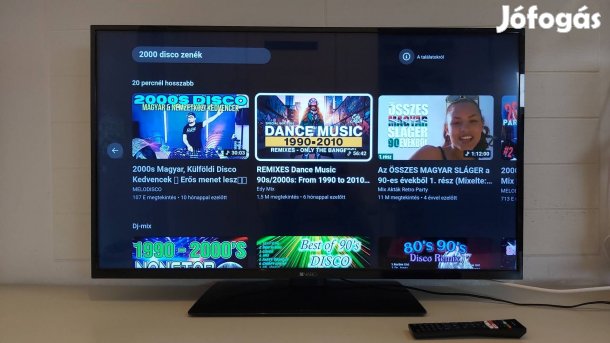 Hibátlan,108cm-es,wifis,smart,UHD Nabo led tv eladó