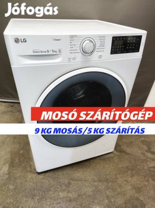 Hibátlan 9 kg-os LG mosó szárítógép 