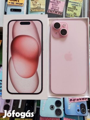 Hibátlan Iphone 15 128gb 2029.02.11. garancia 100% aku független
