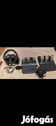 Hibátlan Logitech g920 kormány, pedál + váltó Xbox/Pc