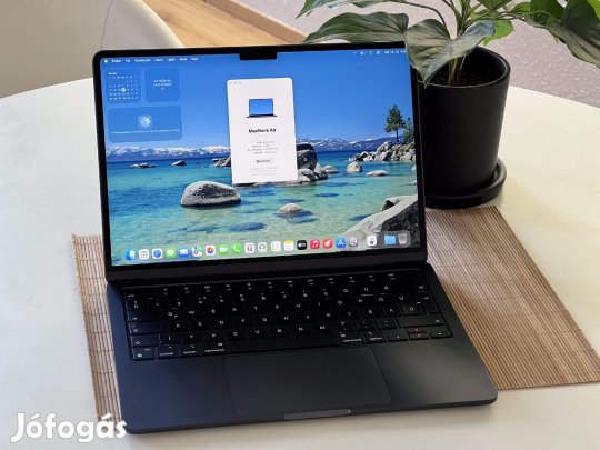 Hibátlan MacBook Air 2022 M2 Midnight 13 256GB 8GB 2 ÉV