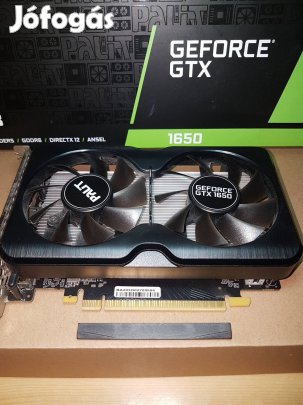 Hibátlan Palit Geforce Gtx 1650 Gamingpro 4GB DDR6 videokártya gpu
