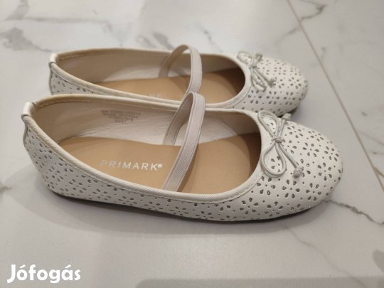 Hibátlan Primark fehér színű lányka balerina cipő - 35, UK2