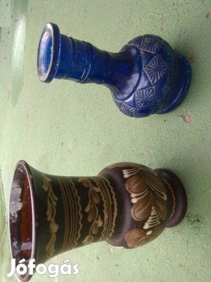 Hibátlan Üveg és kerámia váza