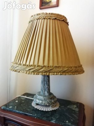 Hibátlan antik márvány asztali, éjjeli lámpa, 55x40 cm. új állapotban