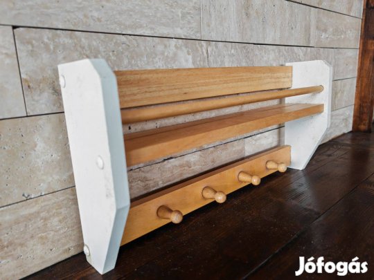 Hibátlan fa fogas fűszertartó fenyő fűszerpolc