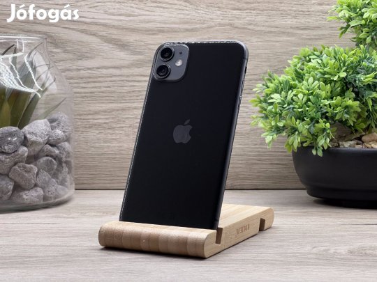 Hibátlan iPhone 11 Black 64GB 2 ÉV Garanciával Számlával 93% Akku