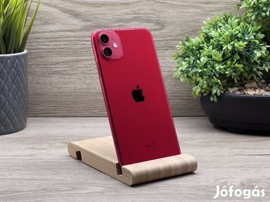 Hibátlan iPhone 11 Red 64GB 2 ÉV Garanciával 92%